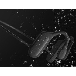 Casque à Conduction Osseuse Bluetooth 5.2 - Ecouteur sans fil - Autonomie 13h - Waterproof IPX5 - Noir