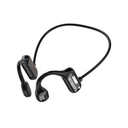 Casque à Conduction Osseuse Bluetooth 5.2 - Ecouteur sans fil - Autonomie 13h - Waterproof IPX5 - Noir