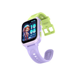Montre Connectée Enfant 4G GPS LAGENIO AMOLED 8GB | Appels & Sécurité - Coloris Violet / Vert