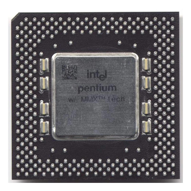 Intel Pentium MMX FV80503200 | Processeur Vintage 200 MHz Socket 7