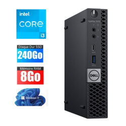 Dell OptiPlex 7070 Micro i3 9ème 8Go SSD 240Go | Mini PC Pro