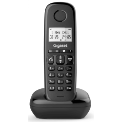 Téléphone Fixe sans fil GIGASET Basic 100 NOIR Sans fil