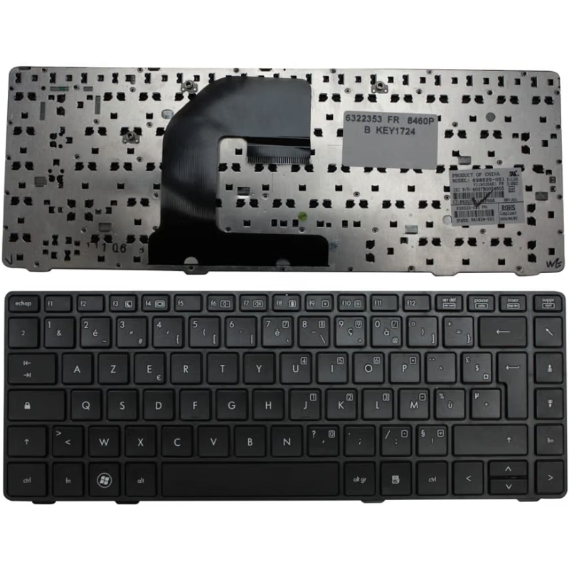 Clavier HP 638525-051 AZERTY Français | HP ProBook 6460b 6470b