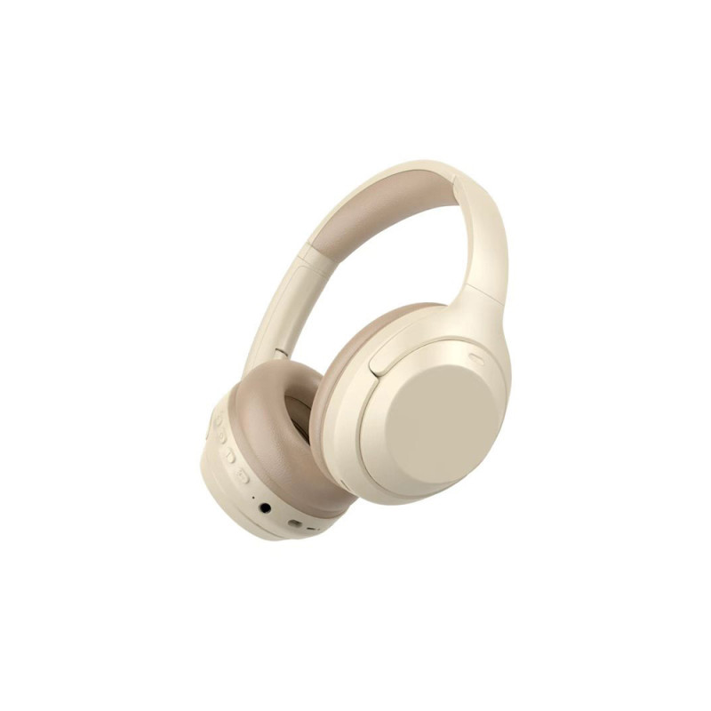 Casque Bluetooth 5.1 Bolaris Kansas Beige – Stéréo 40 mm