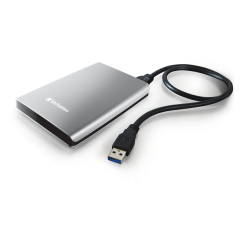 Disque Dur Externe Verbatim Store'N'Go 2 To USB 3.0 Argent