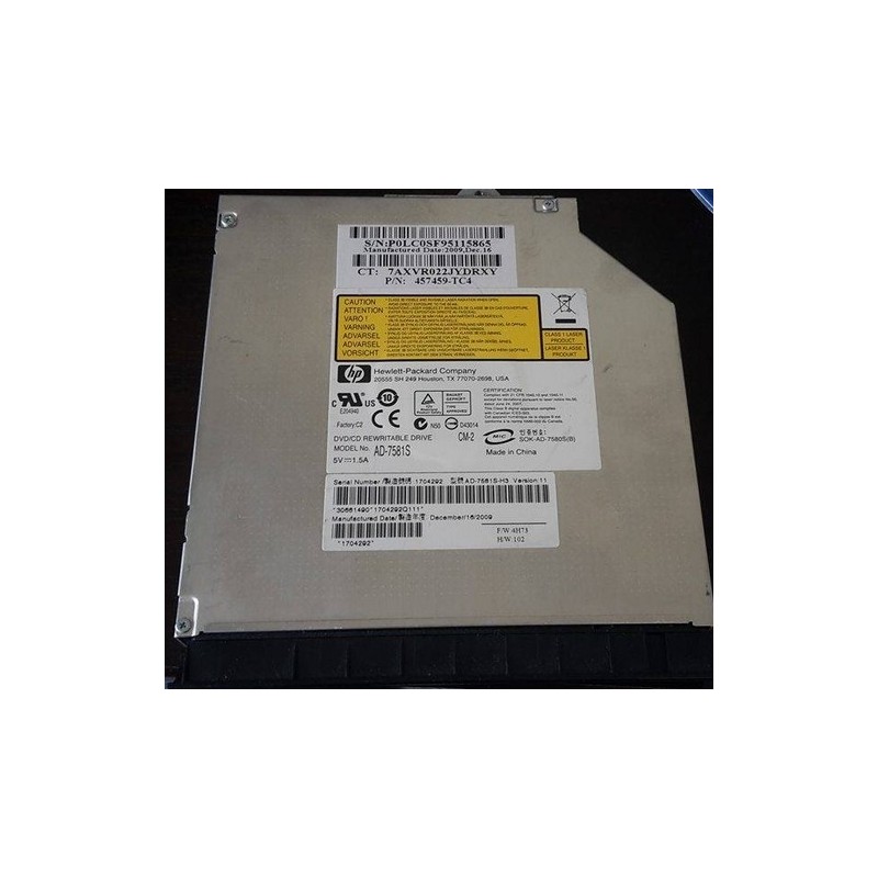 Lecteur de CD/DVD RW HP AD-7581S