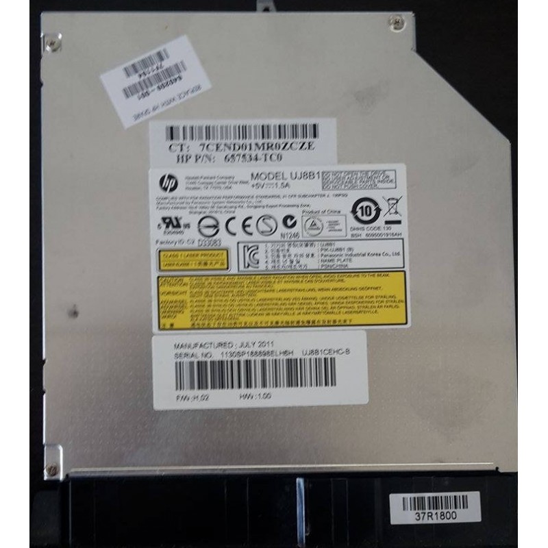 Lecteur de DVD CD-RW HP