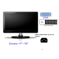 Ecran pour ordinateur 17-18"