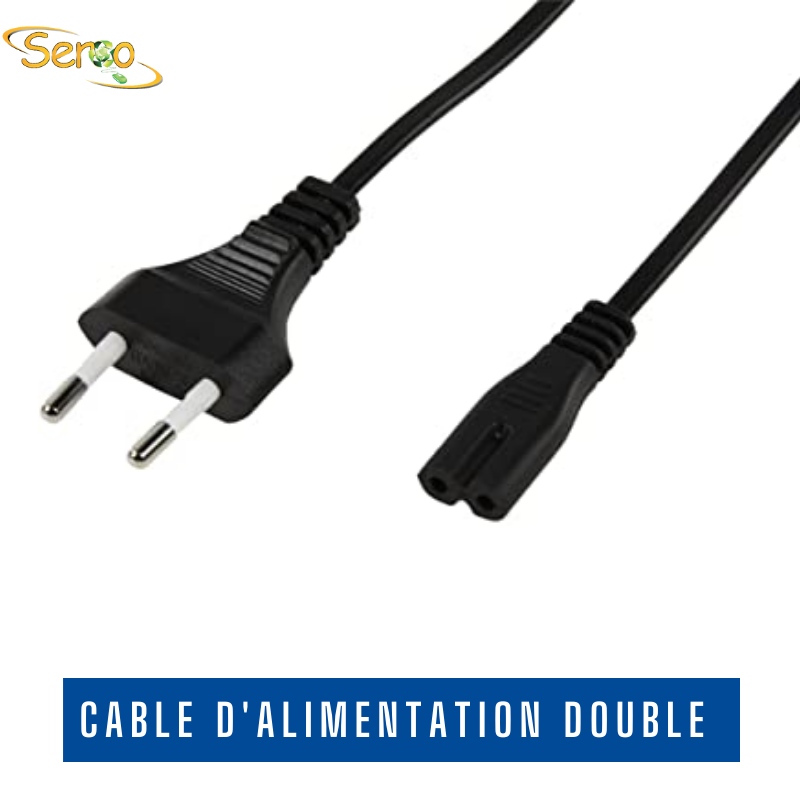 Cordon d'Alimentation Universel IEC C7 | Câble Secteur TV, Console, Moniteur