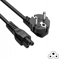 3-Prong 4FT Cordon d'alimentation Câble pour ordinateur portable