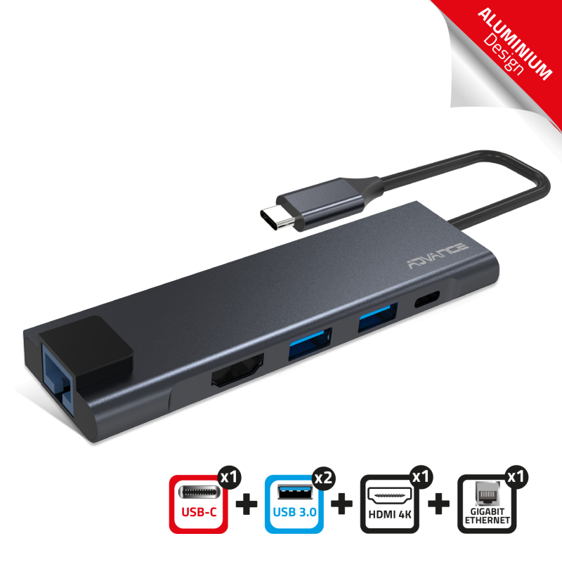 Station d'accueil portable USB-C 3.0 Advance Xpand Smart
