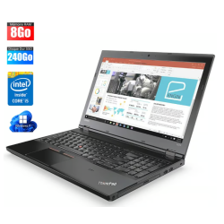 Ordinateur portable Lenovo ThinkPad L570 i5-8go-ssd 256 go