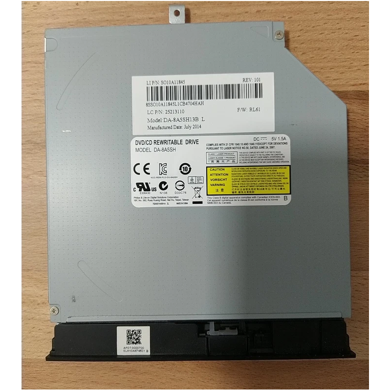 Lecteur Graveur DVD DA-845SH Slim 9.5mm SATA pour PC portable