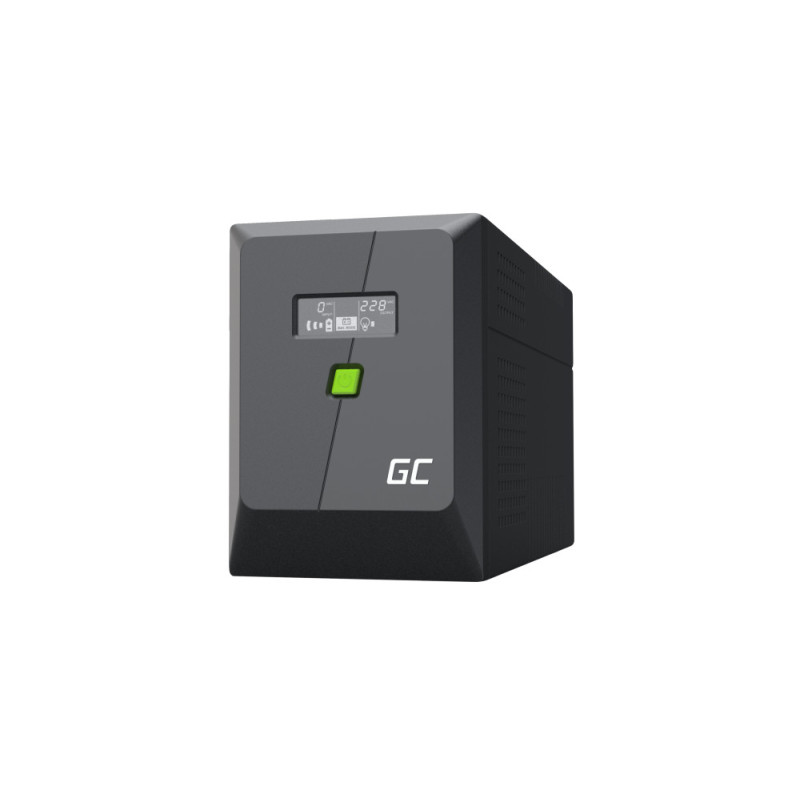 Onduleur UPS Green Cell PowerProof 2000VA 1200W – Protection totale & autonomie sécurisée