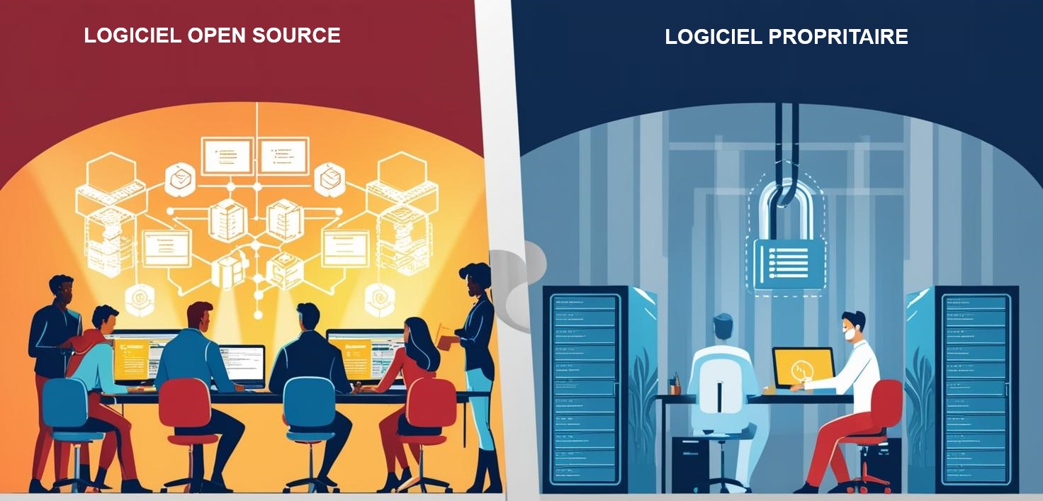 open sources vs propriètaire