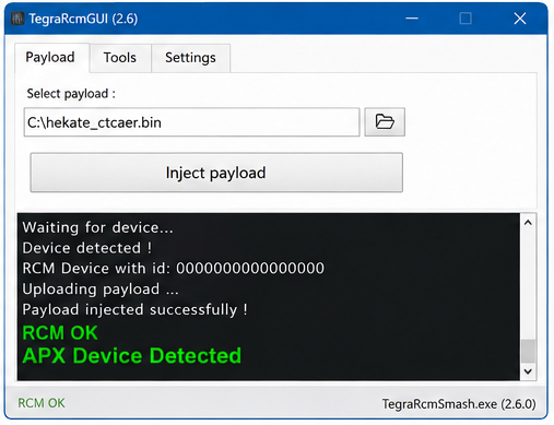 RCM OK APX Detected